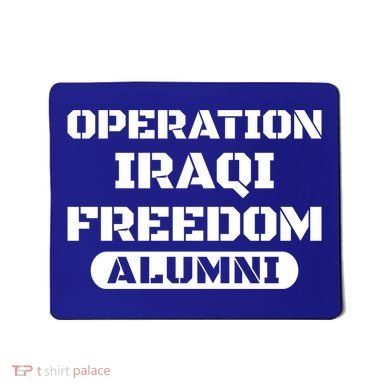Operation Iraqi Freedom Alumni Oif Iraq Veteran Cool Gift Mousepad