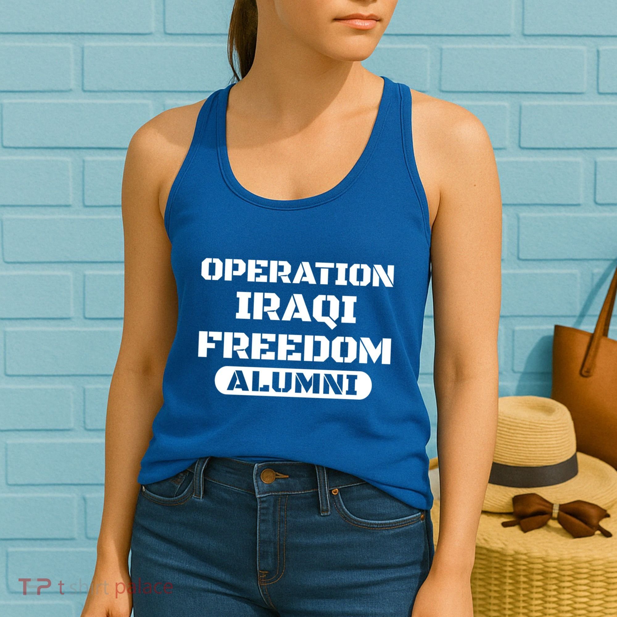 Operation Iraqi Freedom Alumni Oif Iraq Veteran Cool Gift Women's Tank Top