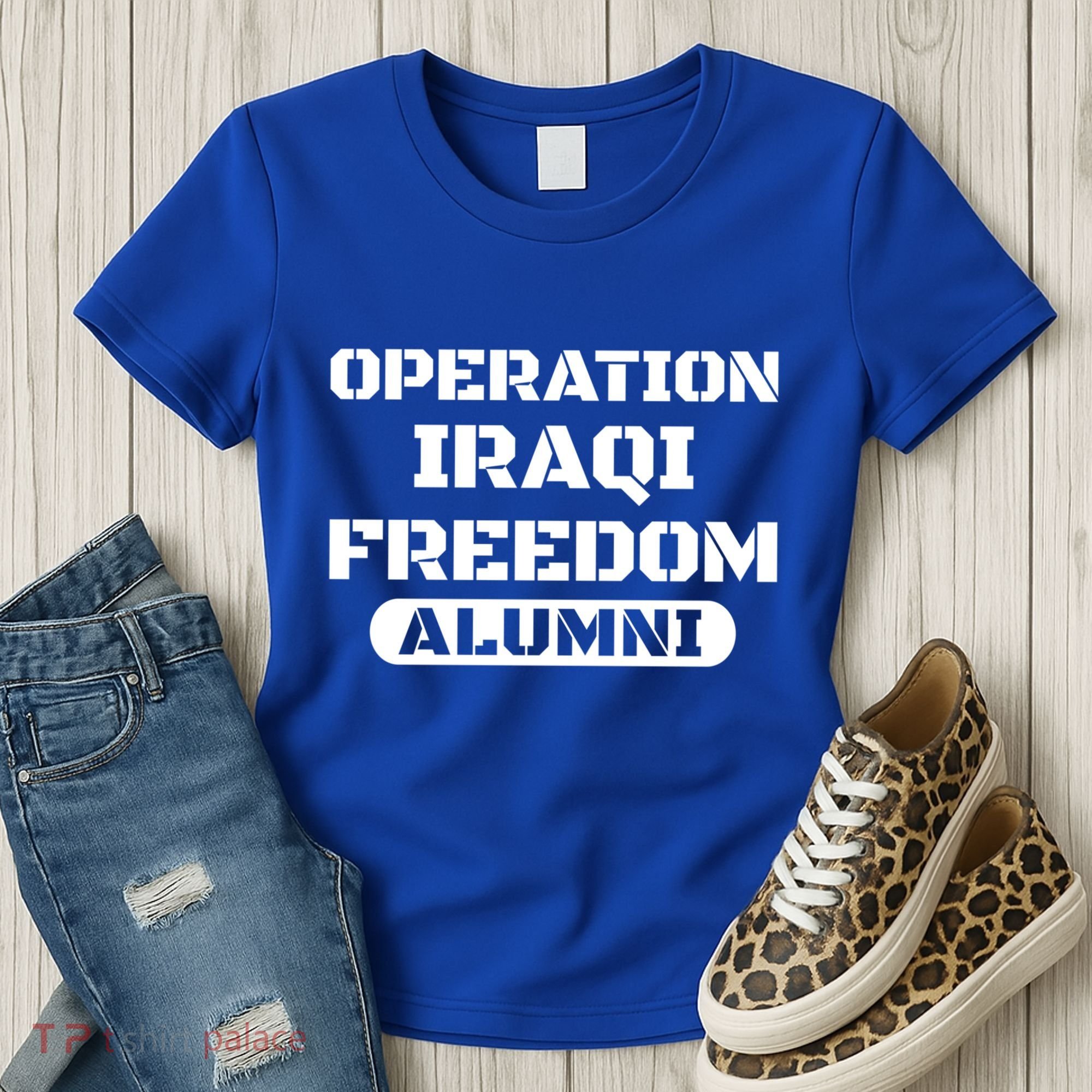 Operation Iraqi Freedom Alumni Oif Iraq Veteran Cool Gift Women's T-Shirt