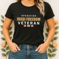 Operation Iraq Freedom Veteran Women's T-Shirt thumb 2