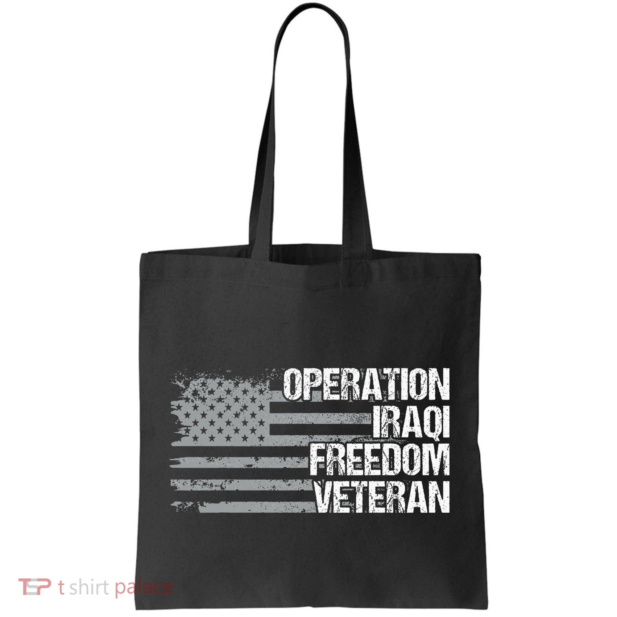 Operation Iraqi Freedom Dad Grandpa Us Flag Oif Veteran Tote Bag
