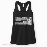 Operation Iraqi Freedom Dad Grandpa Us Flag Oif Veteran Women's Tank Top thumb 0