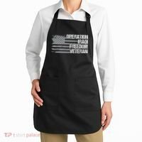 Operation Iraqi Freedom Dad Grandpa Us Flag Apron thumb 2