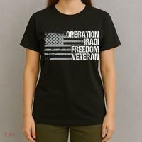 Operation Iraqi Freedom Dad Grandpa Us Flag T-Shirt thumb 4