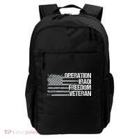 Operation Iraqi Freedom Dad Grandpa Us Flag Backpack thumb 0