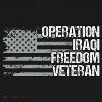 Operation Iraqi Freedom Dad Grandpa Us Flag Polo thumb 3