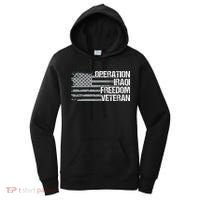 Operation Iraqi Freedom Dad Grandpa Us Flag Women's Hoodie thumb 0