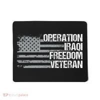 Operation Iraqi Freedom Dad Grandpa Us Flag Mousepad thumb 0