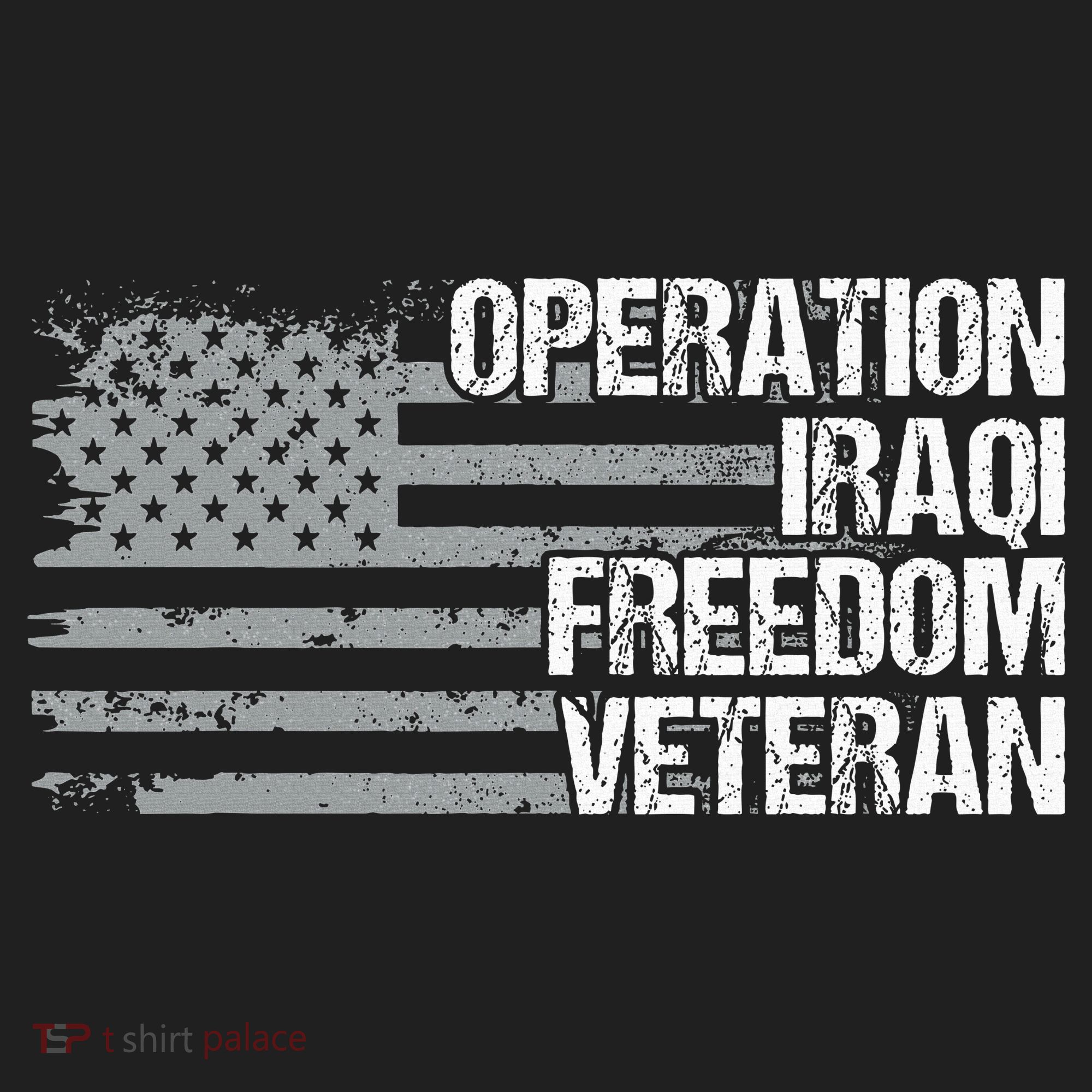 Operation Iraqi Freedom Dad Grandpa Us Flag Hat