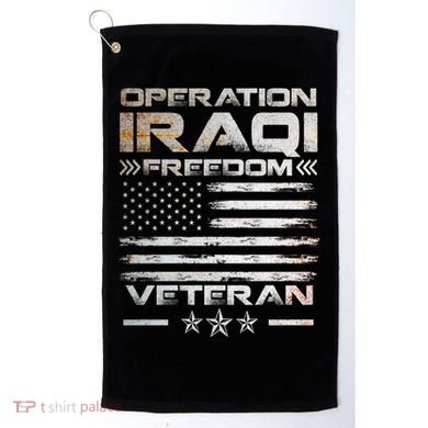 Operation Iraqi Freedom Gift Oif Veteran Gift Golf Towel