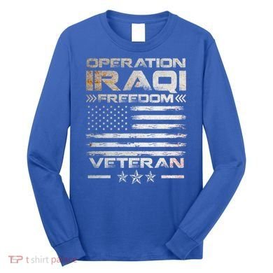 Operation Iraqi Freedom Gift Oif Veteran Gift Long Sleeve Shirt