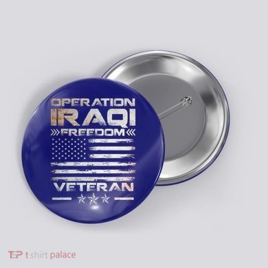 Operation Iraqi Freedom Gift Oif Veteran Gift Button