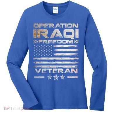 Operation Iraqi Freedom Gift Oif Veteran Gift Women's Long Sleeve Shirt