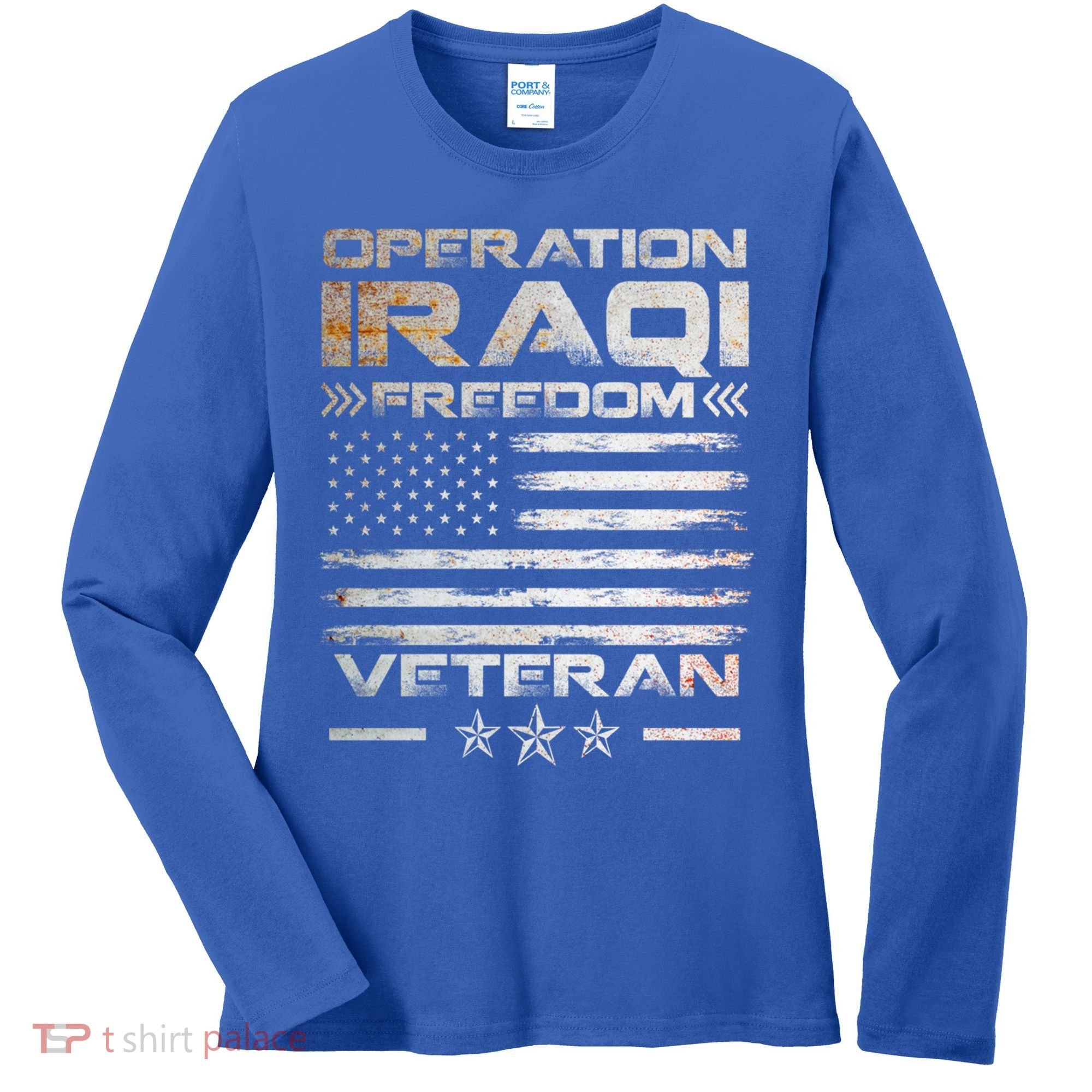 Operation Iraqi Freedom Gift Oif Veteran Gift Women's Long Sleeve Shirt