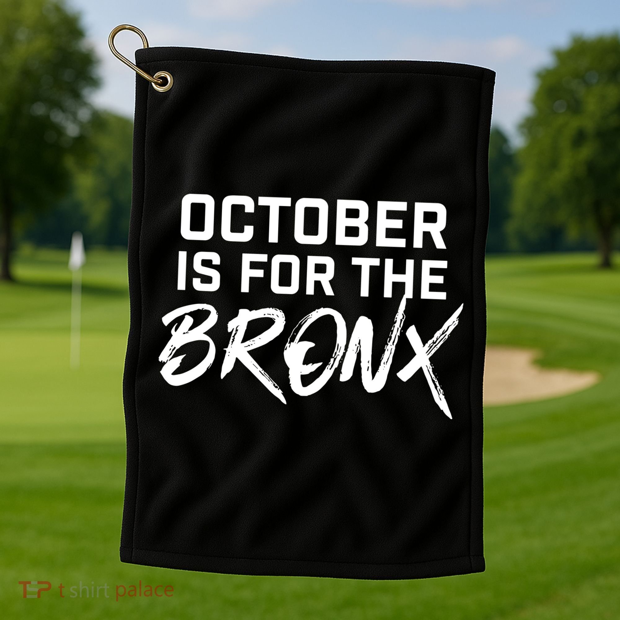 October Is For The Bronx Golf Towel