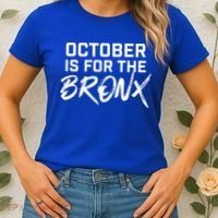 October Is For The Bronx Women's T-Shirt thumb 2