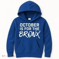 October Is For The Bronx Kids Hoodie thumb 0