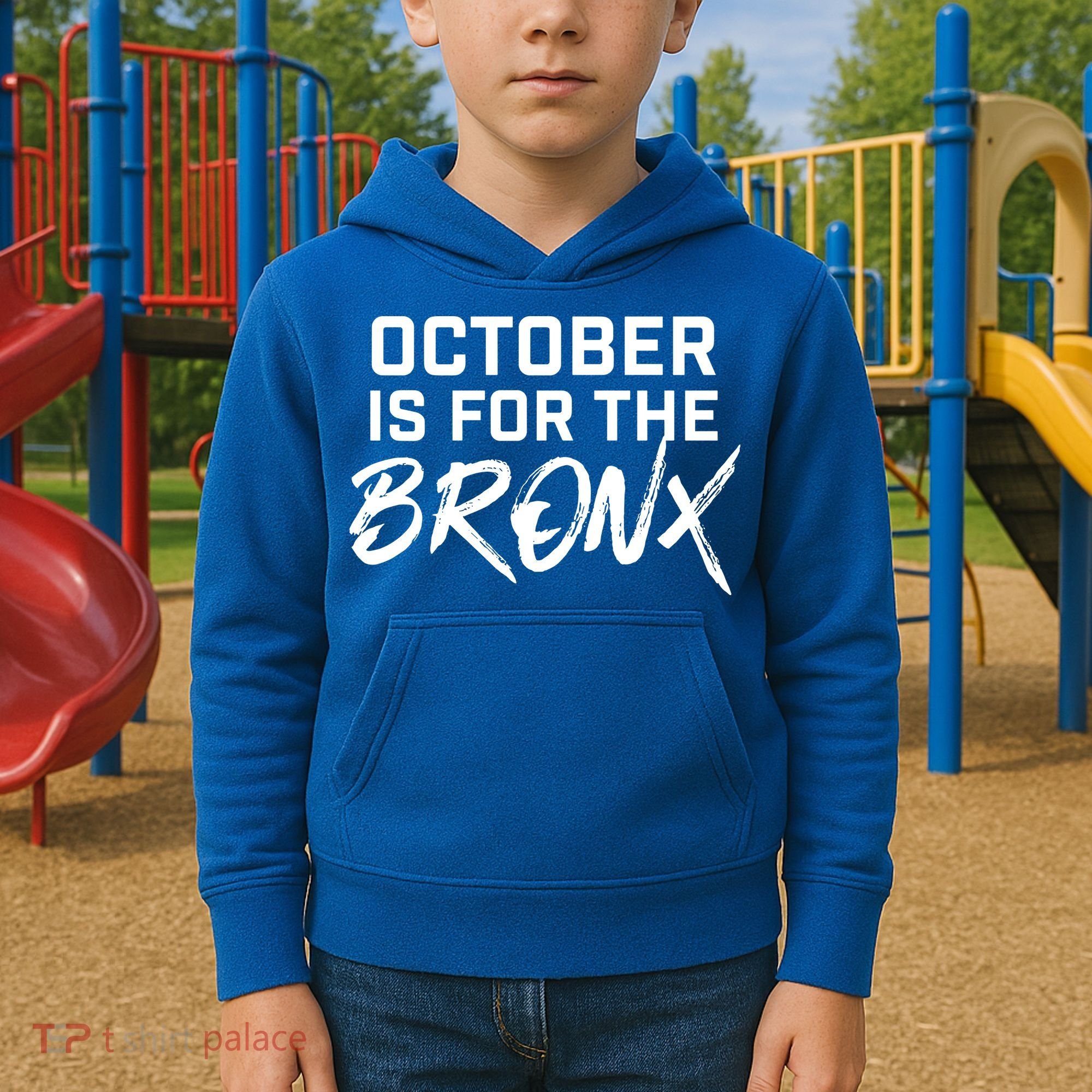 October Is For The Bronx Kids Hoodie