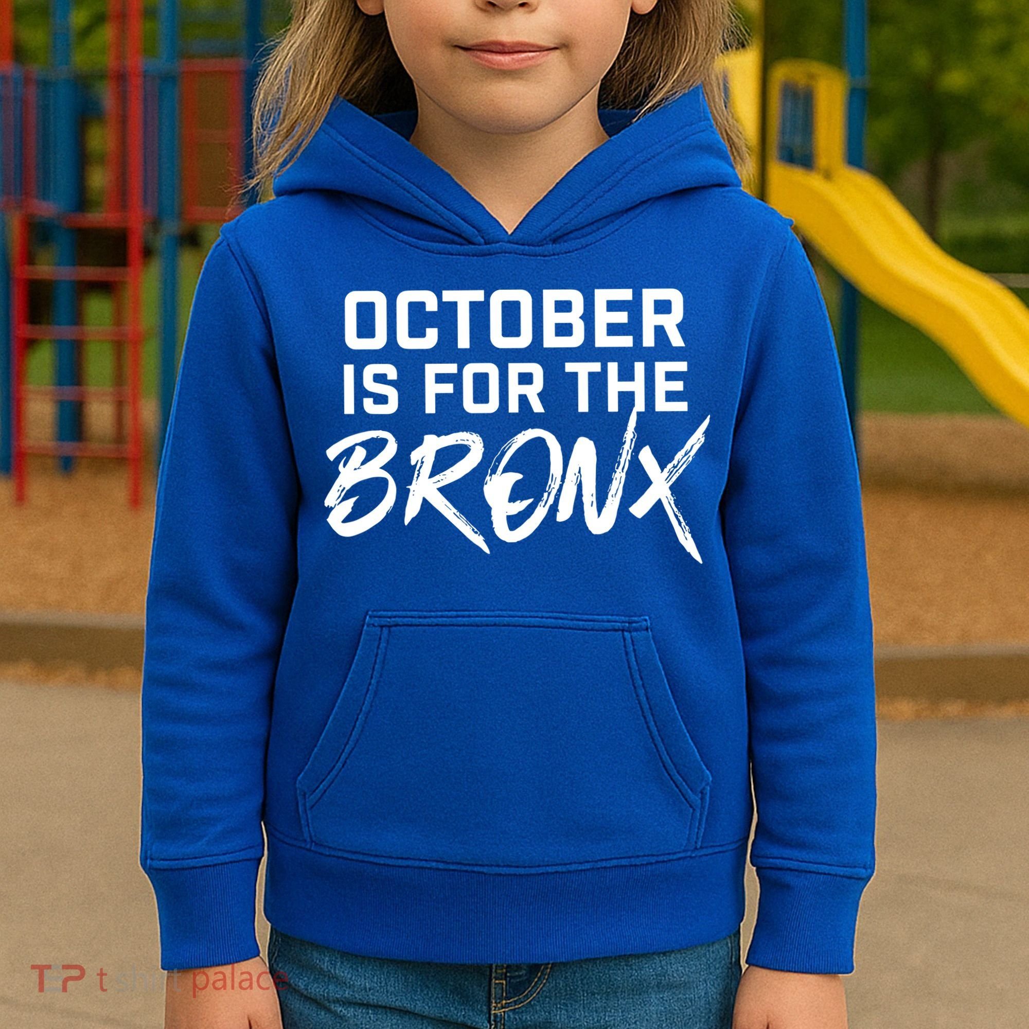 October Is For The Bronx Kids Hoodie
