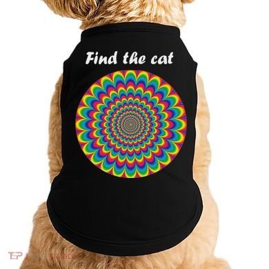 Optical Illusion Find The Cat Doggie Tank
