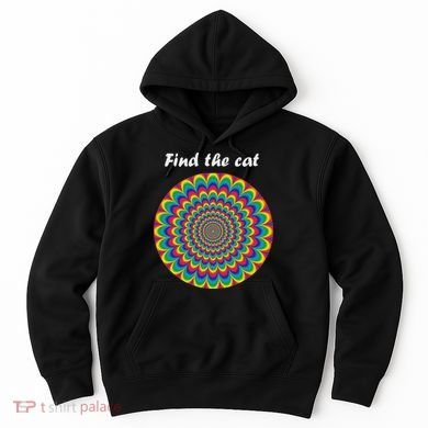 Optical Illusion Find The Cat Hoodie