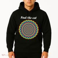 Optical Illusion Find The Cat Hoodie thumb 2