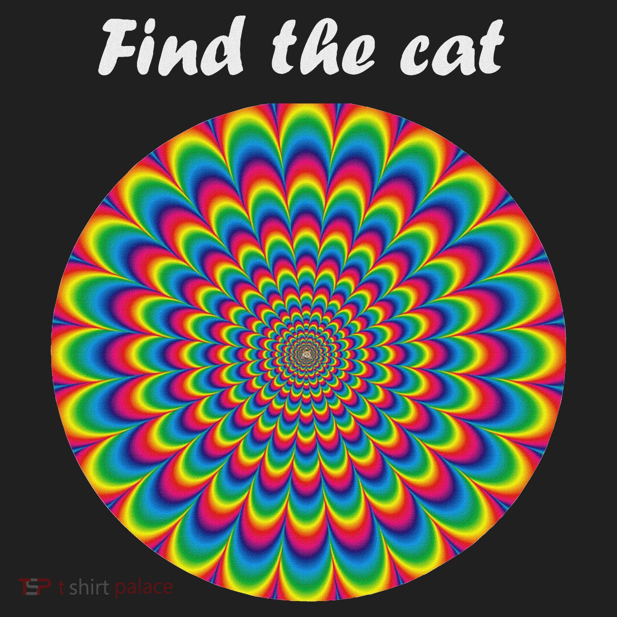 Optical Illusion Find The Cat Tumbler