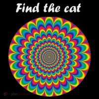 Optical Illusion Find The Cat Ornament thumb 1