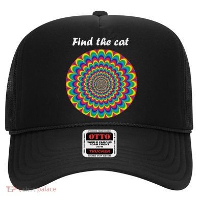 Optical Illusion Find The Cat Hat