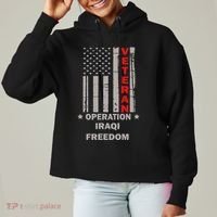 Operation Iraqi Freedom Veteran Ladies Heavyweight Boxy Pullover Hoodie thumb 0