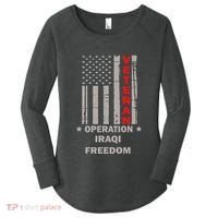 Operation Iraqi Freedom Veteran Women's Perfect Tri Tunic Long Sleeve Shirt thumb 0