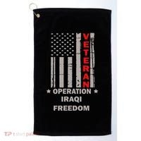 Operation Iraqi Freedom Veteran Golf Towel thumb 0