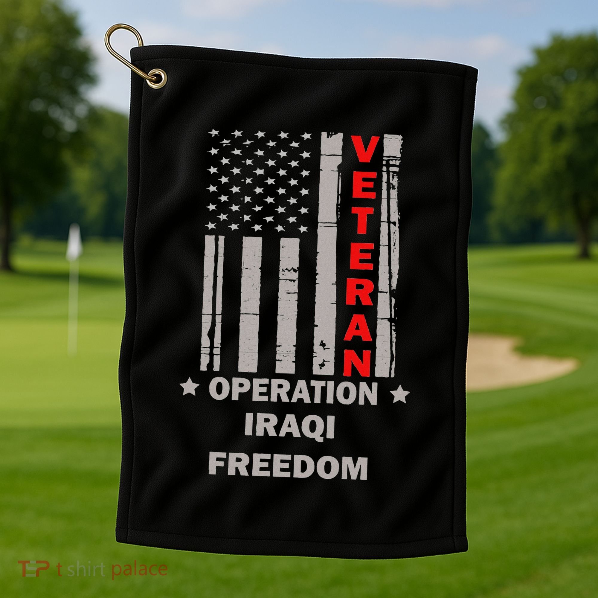 Operation Iraqi Freedom Veteran Golf Towel