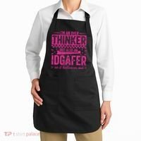Overthinker IDGAFER Funny Sarcast Apron thumb 2