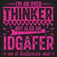 Overthinker IDGAFER Funny Sarcast Hat thumb 2