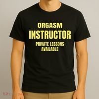 Orgasm Instructor Funny Gag Gift T-Shirt thumb 3