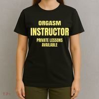 Orgasm Instructor Funny Gag Gift T-Shirt thumb 4