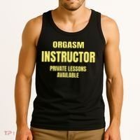 Orgasm Instructor Funny Gag Gift Tank Top thumb 3