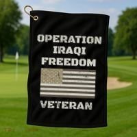 Operation Iraqi Freedom | Oif Veteran Golf Towel thumb 1