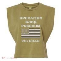 Operation Iraqi Freedom | Oif Veteran Garment-Dyed Women's Muscle Tee thumb 0