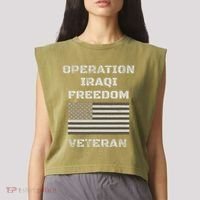 Operation Iraqi Freedom | Oif Veteran Garment-Dyed Women's Muscle Tee thumb 2