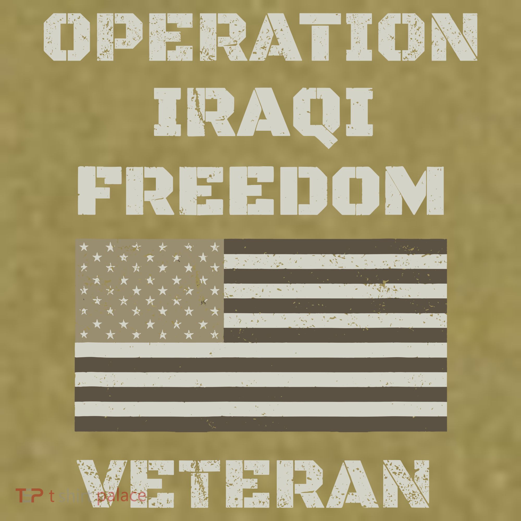 Operation Iraqi Freedom | Oif Veteran Garment-Dyed Women's Muscle Tee
