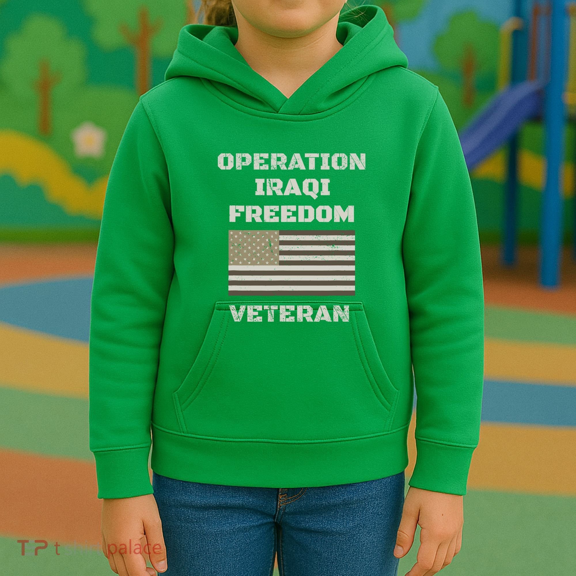 Operation Iraqi Freedom | Oif Veteran Kids Hoodie