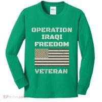 Operation Iraqi Freedom | Oif Veteran Kids Long Sleeve Shirt thumb 0