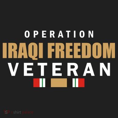 Operation Iraq Freedom Veteran Comfort Colors Boxy T-Shirt