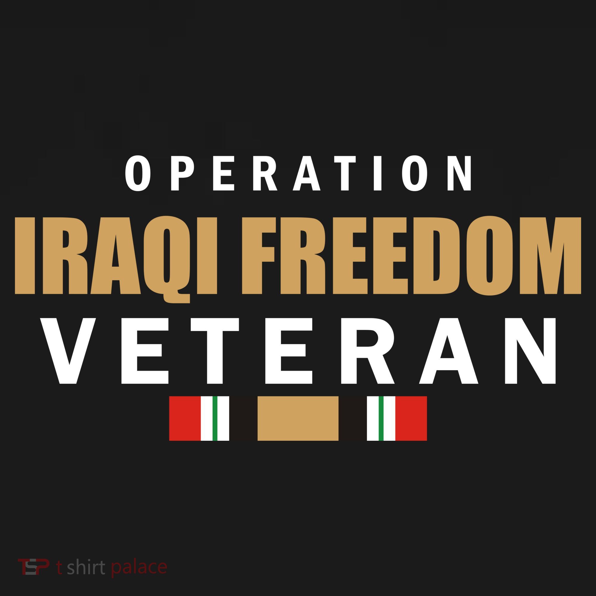 Operation Iraq Freedom Veteran USA-Made Doggie Bandana