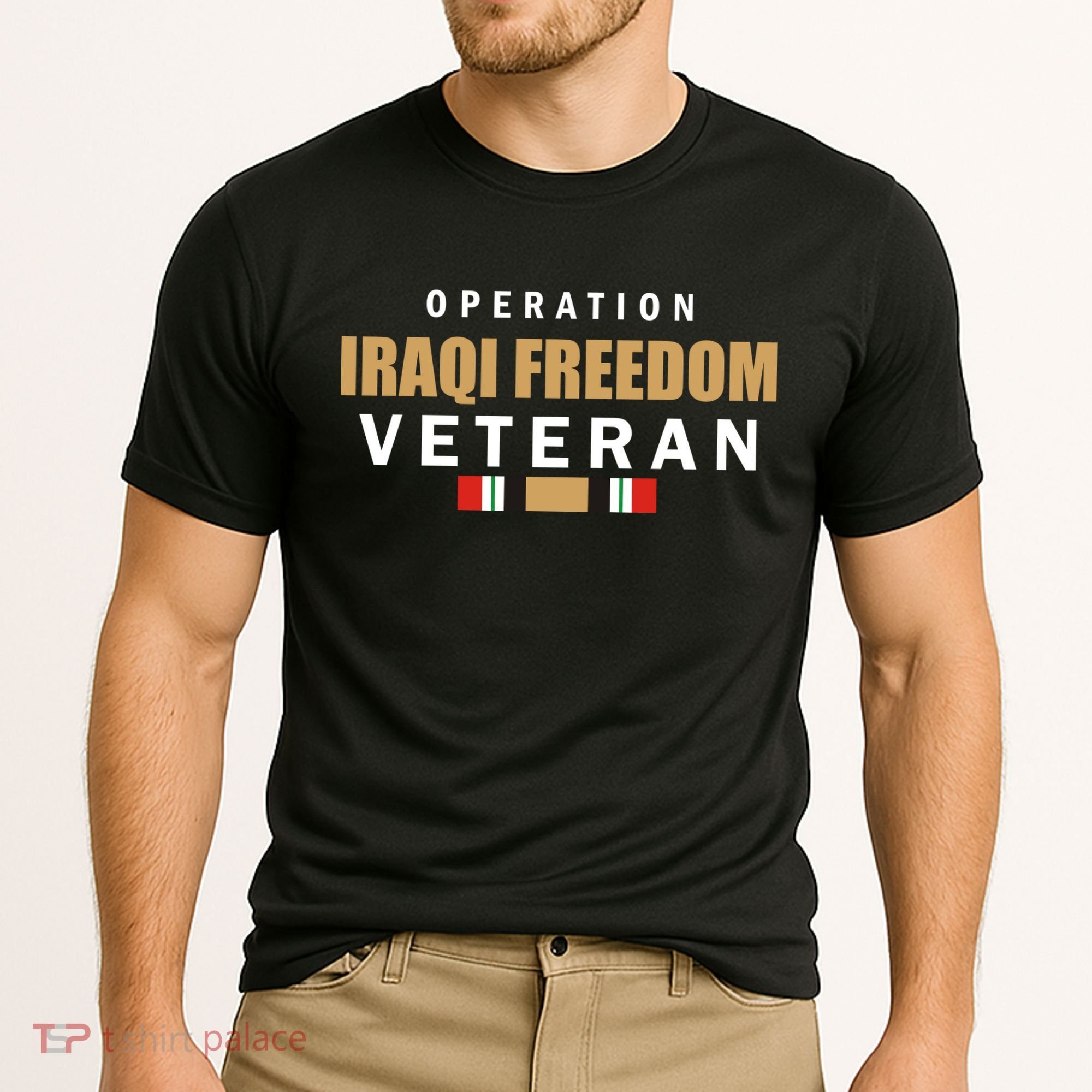 Operation Iraq Freedom Veteran Cooling Performance Crew T-Shirt