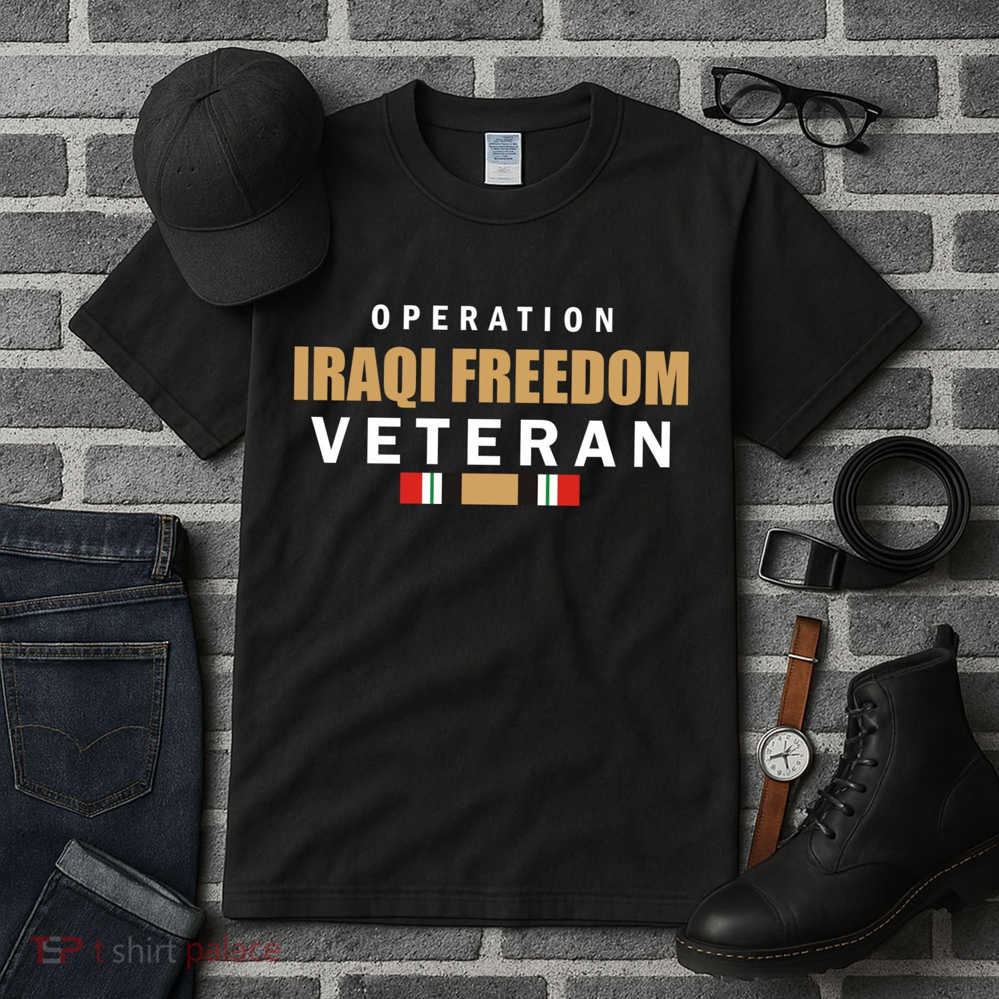 Operation Iraq Freedom Veteran Tall T-Shirt