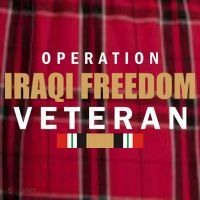 Operation Iraq Freedom Veteran Men's Flannel Plaid Pajama Pants thumb 2