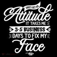 Once I Get An Attitude Funny Mousepad thumb 1
